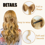 Details of Synthetic Bowknot Claw Long Curly Wavy Ponytail Extensions