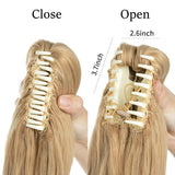 Synthetic Claw Clip In Ponytail Hair 14" grip