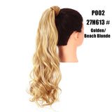 Synthetic Clip in Ponytail Wrap Around Pony Tail golden/ beach blonde