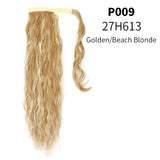 Synthetic Clip in Ponytail Wrap Around Pony Tail golden/ beach blonde
