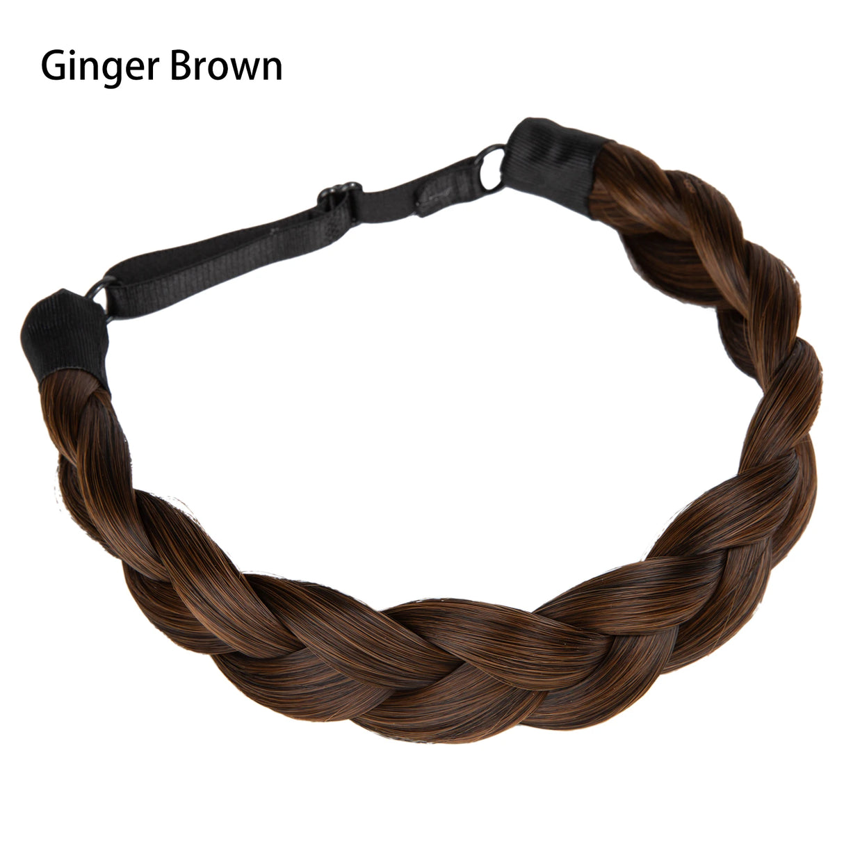 Synthetic Fishtail Braid Hairband Bohemian Style ginger blonde