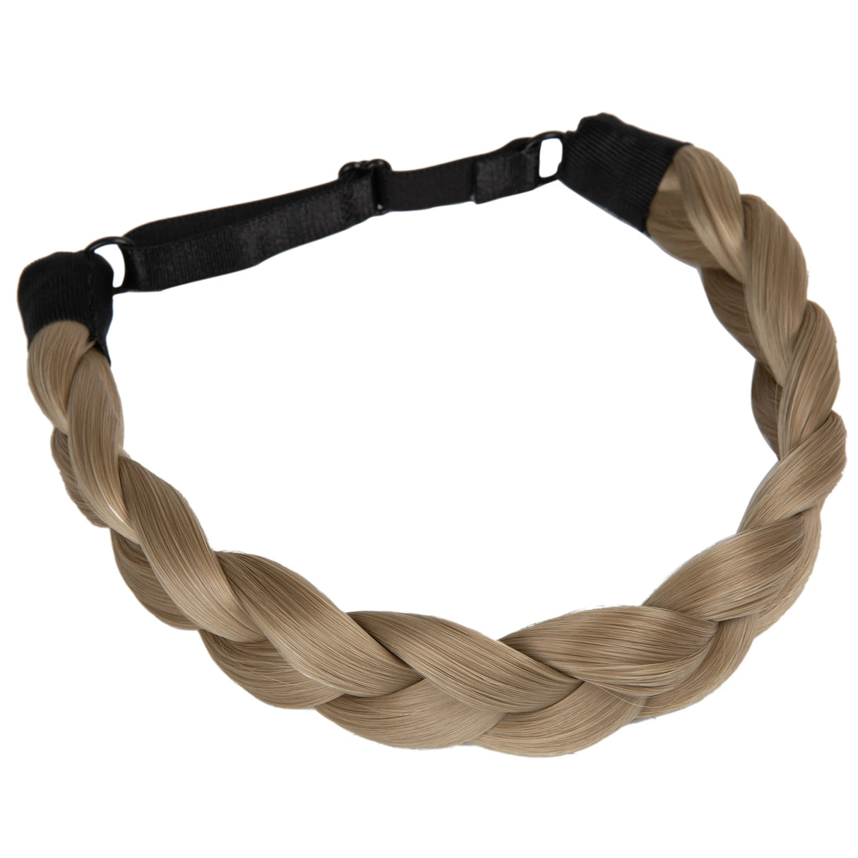 Synthetic Fishtail Braid Hairband Bohemian Style blonde
