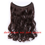 dark brown mix dark auburn 