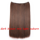 dark brown mix light auburn 