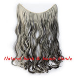natural black and bleach blonde 