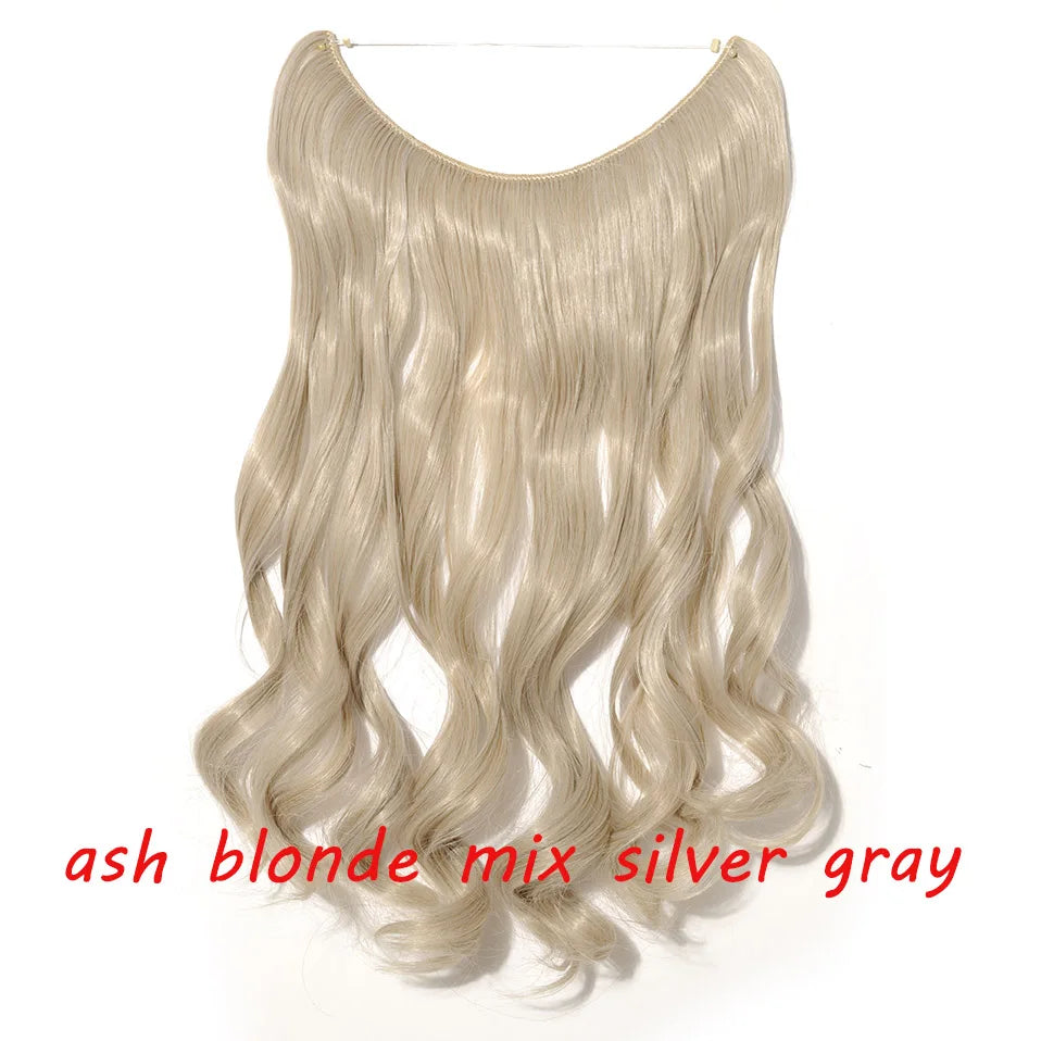ash blonde mix silver gray 