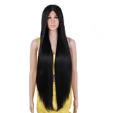 Synthetic Lace Front Wig 38 Inch Ombre Blonde off black