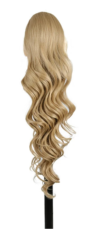 Synthetic Long Water Drawstring Curly Ponytails Hair Extension