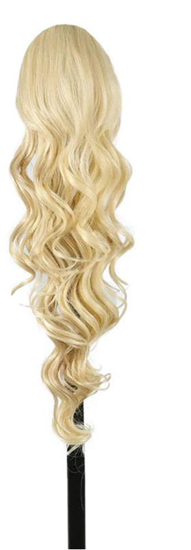 Synthetic Long Water Drawstring Curly Ponytails Hair Extension