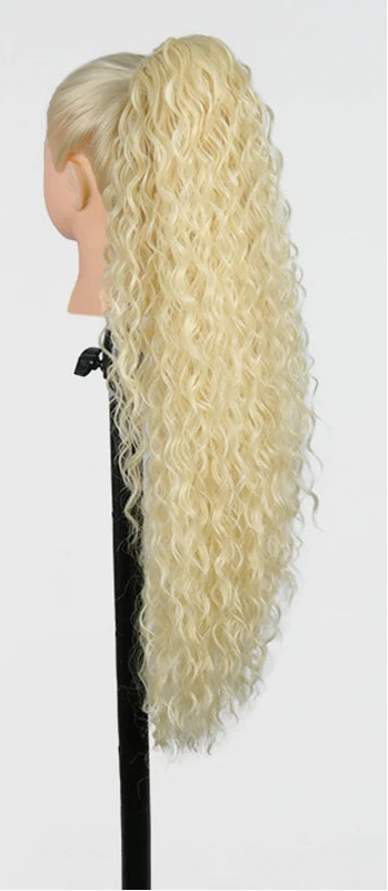 Synthetic Long Water Drawstring Curly Ponytails Hair Extension