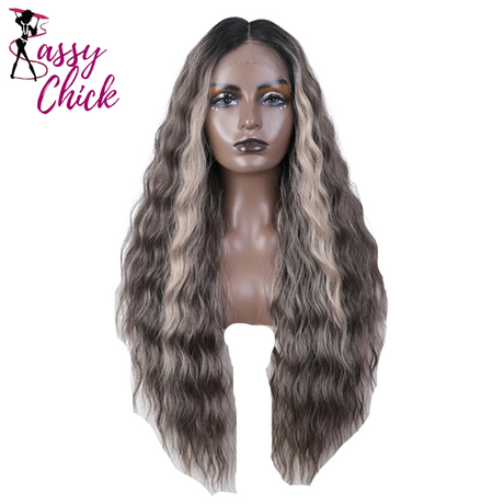 Synthetic Long Wavy Wig Sassy Chick  Logo