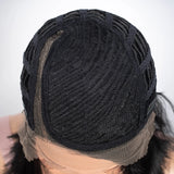 Synthetic Short Bob Straight Lace Front Wigs cap