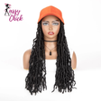 Synthetic Wig Extra Long Soft Braided With Baseball Cap Sassy Chick Logo