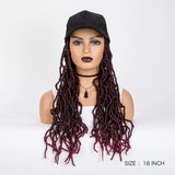 Synthetic Wig Extra Long Soft Braided With Baseball Cap