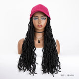 Synthetic Wig Extra Long Soft Braided With Baseball Cap