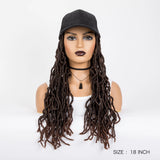 Synthetic Wig Extra Long Soft Braided With Baseball Cap