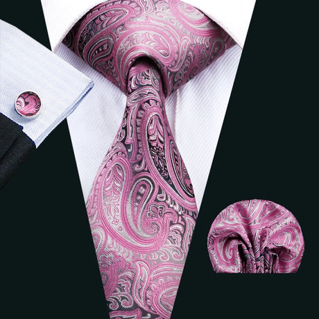 pink floral men ties 
