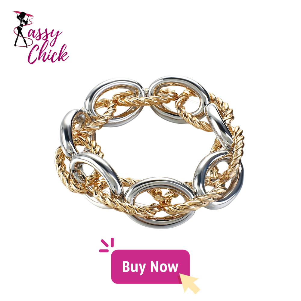 Thick Twist Chain Bracelet