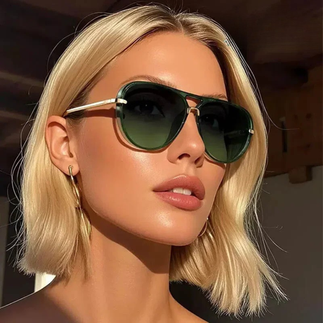 Trendy Candy Color Pilot Sunglasses