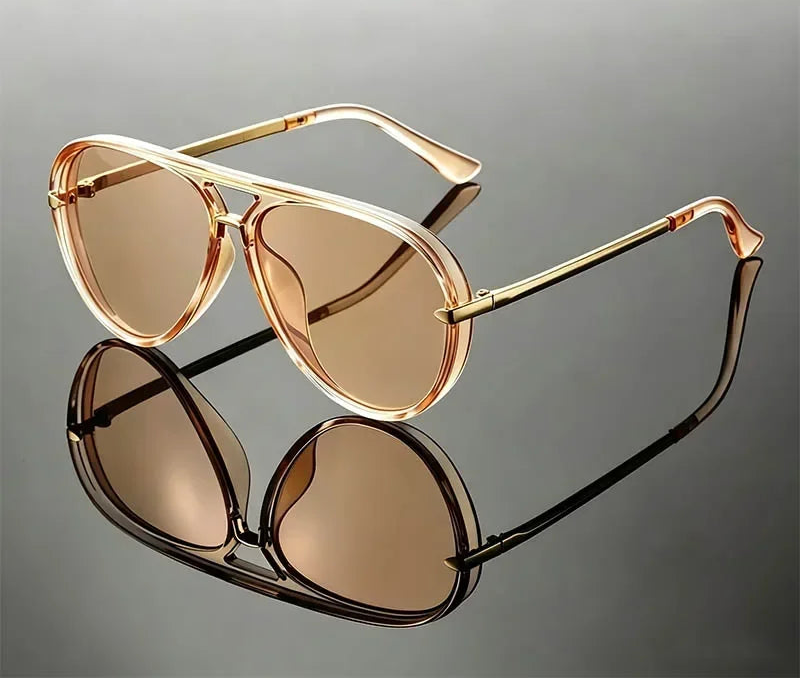 Trendy Candy Color Pilot Sunglasses