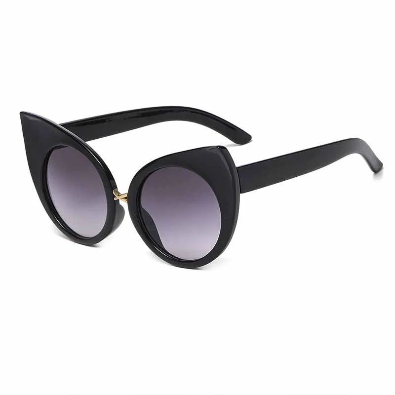 Trendy Cat Eye Big Frame Women's Sunglasses