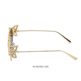 Trendy Round Butterfly Fashion Sunglasses 