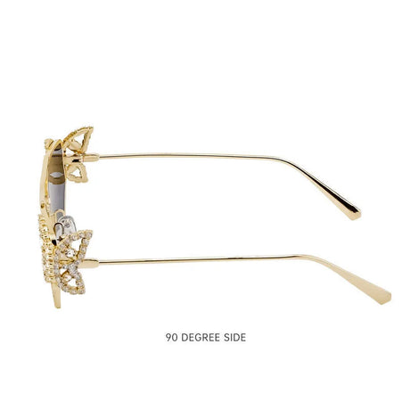 Trendy Round Butterfly Fashion Sunglasses 