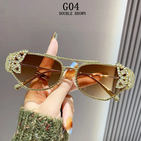 Trendy Round Butterfly Fashion Sunglasses