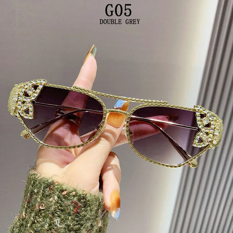 Trendy Round Butterfly Fashion Sunglasses