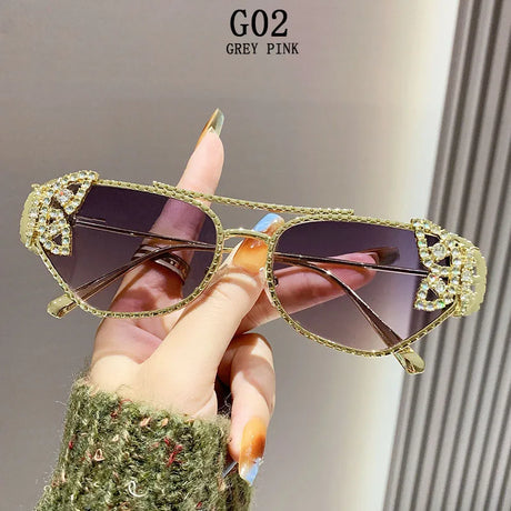 Trendy Round Butterfly Fashion Sunglasses