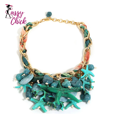 Trendy Statement Starfish Party Jewelry Sassy Chick Logo