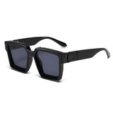 Black Trendy UV Anti-ultraviolet Sunglasses