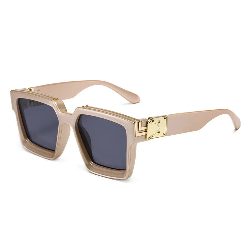 Brown Trendy UV Anti-ultraviolet Sunglasses