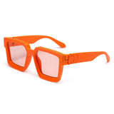 Orange Trendy UV Anti-ultraviolet Sunglasses