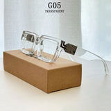 Trendy Vacation Luxury Retro Square Sunglass