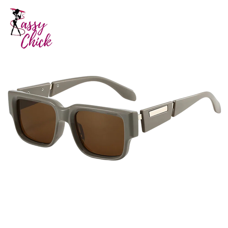 Trendy Vintage Retro Men Sunglasses Sassy Chick Logo