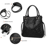 Trendy printed women's handbag