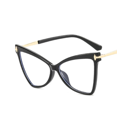 Triangle Frame Oversized TR90 Glasses black