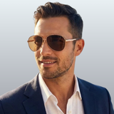 Model Using UV400 Polarized Drive Sunglasses