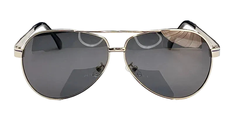 Silver UV400 Polarized Drive Sunglasses
