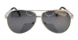 Silver UV400 Polarized Drive Sunglasses