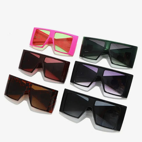 Collection of Unique Oversized Square Ladies Sunglasses