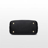 Versatile Leather Bucket Tote Bag