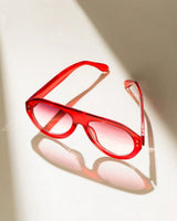 Versatile Trendy Rivet Large Frame Pilot Sunglasses