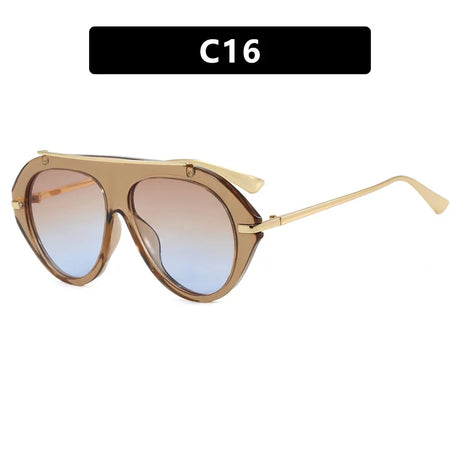 Vintage Big Size UV400 Sunglasses