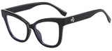 Black Vintage Cat Eye Frame Eyewear