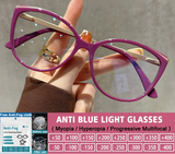Vintage Cat Eye Myopia Hyperopia Glasses