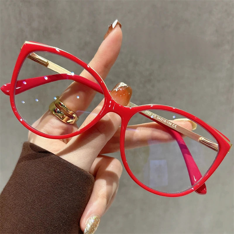 Vintage Cat Eye Myopia Hyperopia Glasses