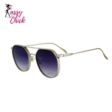 Vintage Fashion Oval Men Sunglasses Sassy Chick Logo