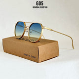 Vintage Fashion Oval Men Sunglasses